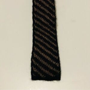The Madly Stripe cashmere square necktie